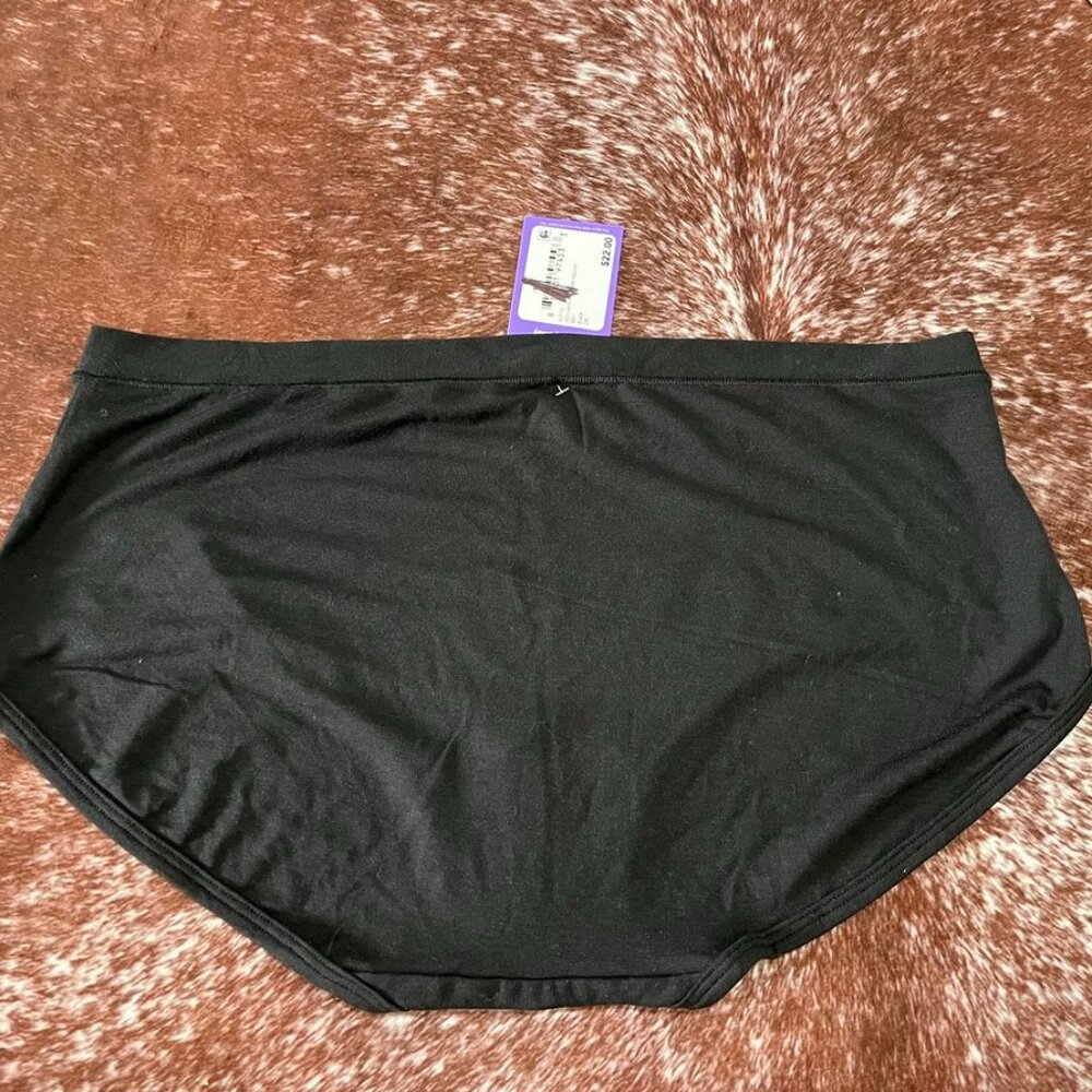 Meundies Ultramodal Feelfree Hipster Panties Black 2xl — image 6 of 8